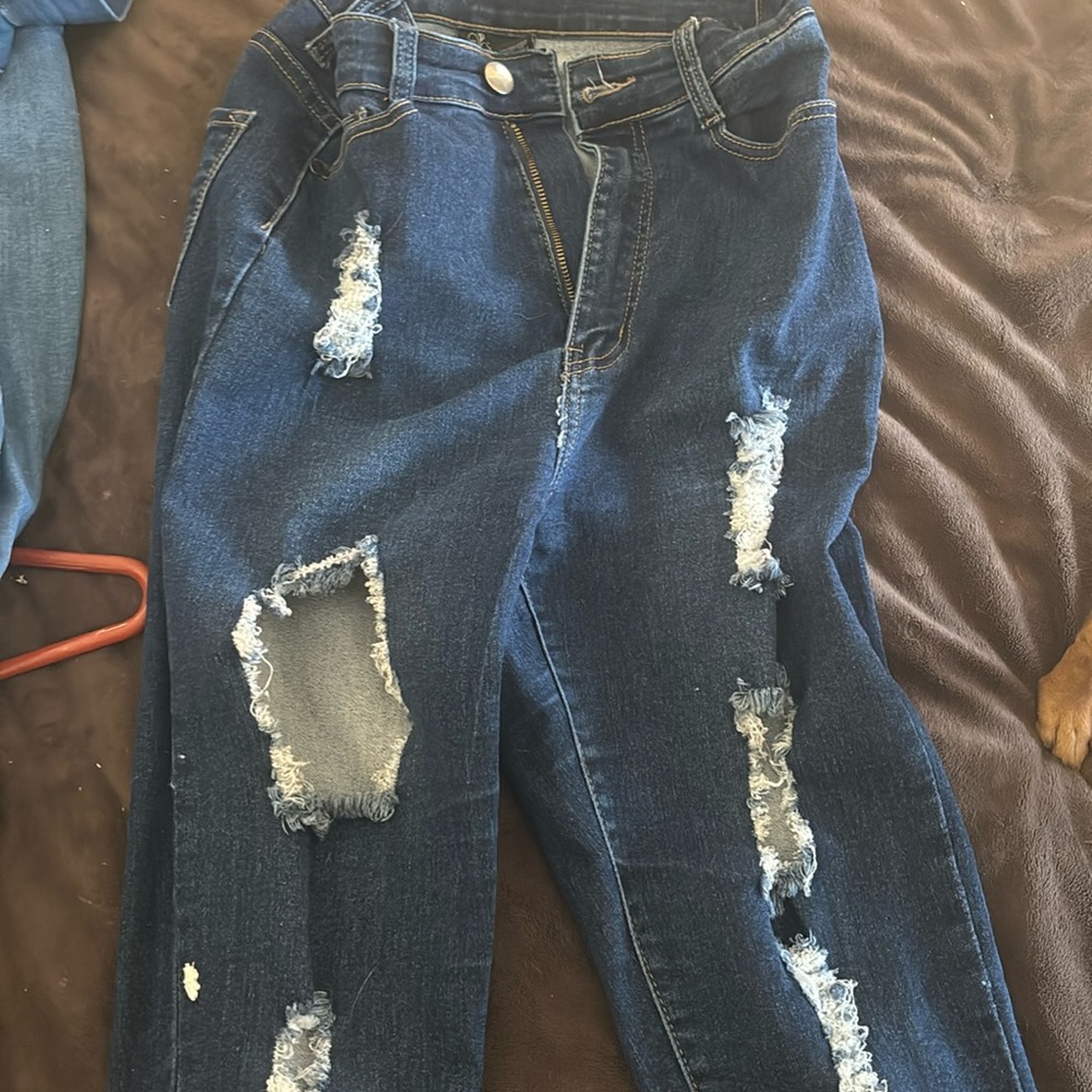 ROB skinny Jeans Five Pockets Dark Blue Stretch